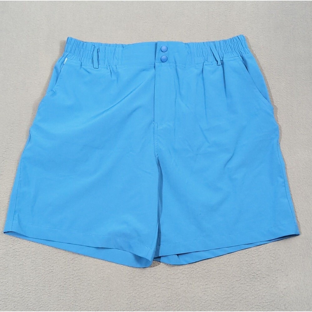 Burlebo Everyday Shorts Men's XL Blue 7" Performance Stretch